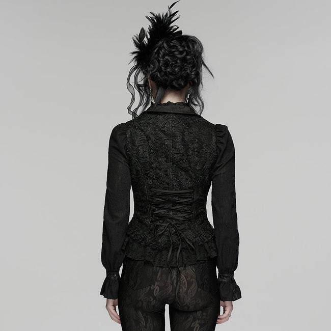 Goth Visual Embroidered Vest