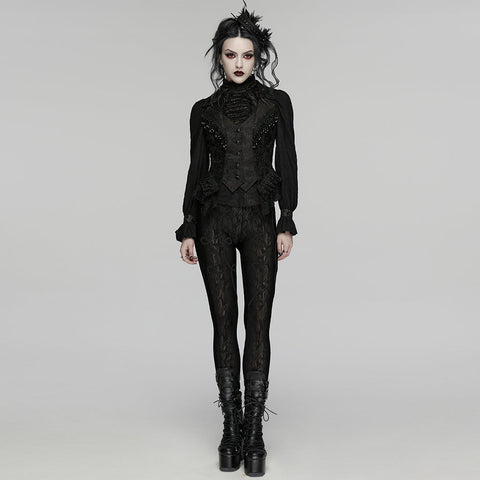 Goth Visual Embroidered Vest