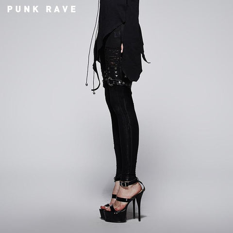 Hot Girls Sexy Tight Punk Pants Leggings