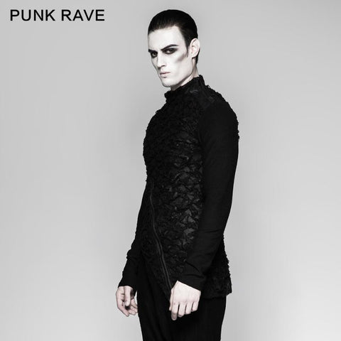 Mandarin Collar Decadent Heavy Long Sleeve Punk T-shirts