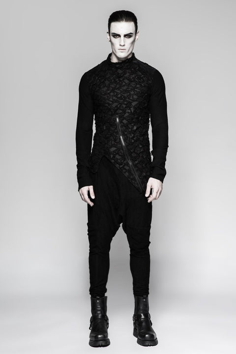Mandarin Collar Decadent Heavy Long Sleeve Punk T-shirts