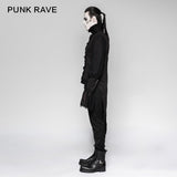 Lace Puff Sleeves Brocade Swallow-tailed Men Gothic Shirt