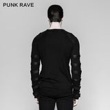 Iron Man Heavy Metal Long Sleeve Cotton Gothic T-shirts