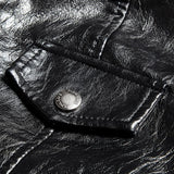 Motorcycle  Slim-fitting Leather Punk Jacket For Women