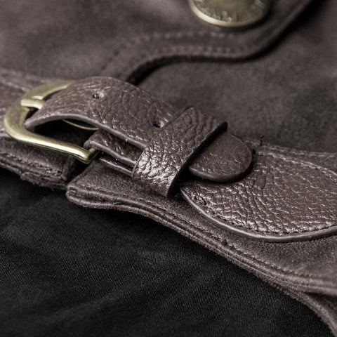 Black Leather Punk Vest Waistcoat Women Slim Joker Style