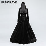 Galace Swallow Tail Long Gothic Dresses Slim And Elegant Style Women's Dresses