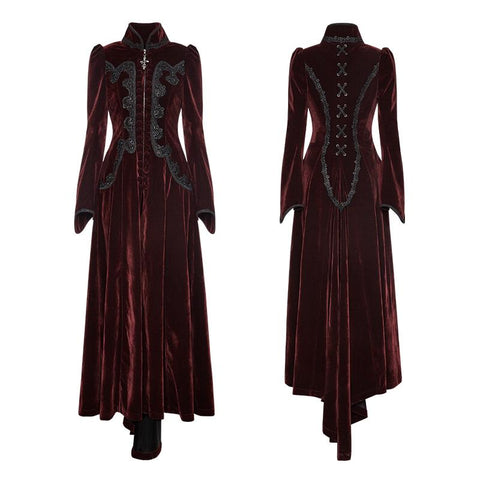 Galace Swallow Tail Long Gothic Dresses Slim And Elegant Style Women's Dresses