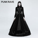 Galace Swallow Tail Long Gothic Dresses Slim And Elegant Style Women's Dresses