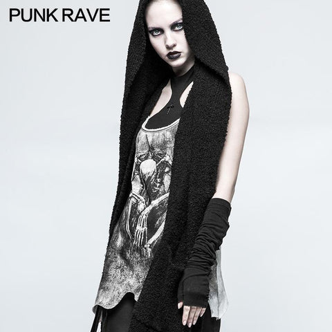 One Piece Mosaic Fashion Gothic Accessories Soft Knitting Hemming Stitching Glove