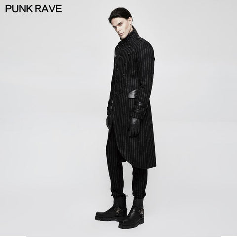 Military Uniform Striped Punk Jacket Medium Style