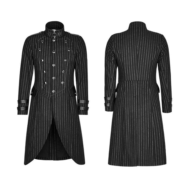 Military Uniform Striped Punk Jacket Medium Style
