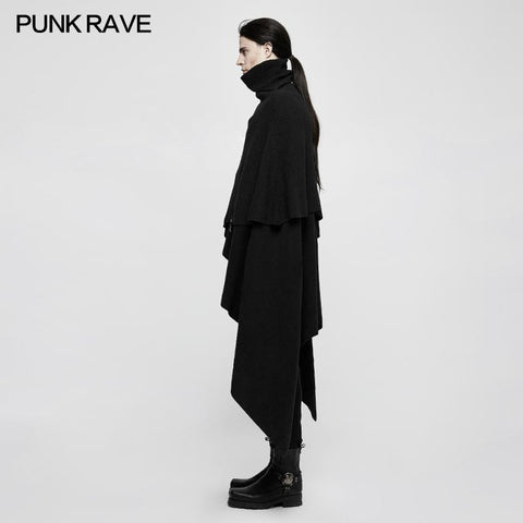 Irregular Gothic Style Loose Punk Sweaters Simple Pullover Joker Style