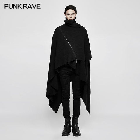 Irregular Gothic Style Loose Punk Sweaters Simple Pullover Joker Style