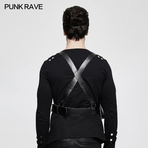 Adjustable Cross Punk Accessories Strap Clips With Detachable Bag