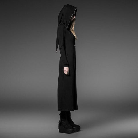 Long Witch Gothic Coat With Hooded