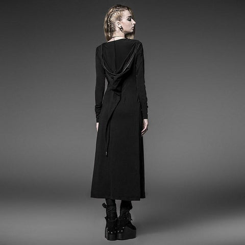 Long Witch Gothic Coat With Hooded