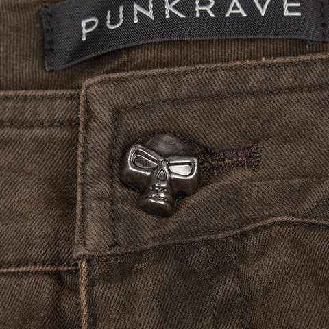 Daily Personality Military Uniform Punk Pants