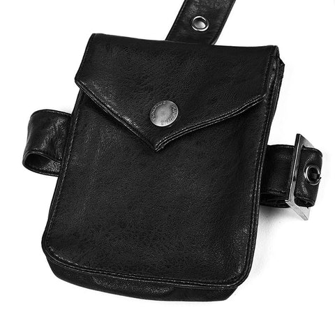 Handsome Punk Vest With Removable Bag