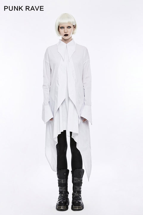 Loose Comfortable Cotton Gothic Shirt Dress