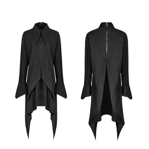 Loose Comfortable Cotton Gothic Shirt Dress