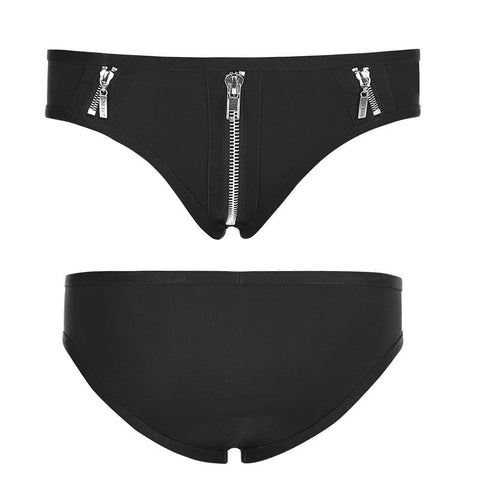 Personality Swimwear Punk Accessories Stretch Swimsuit Bottom