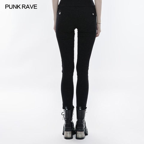 Daily Stretchy Punk Pants Skinny Leggings