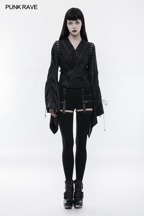 Daily Punk Pants Hollow-out Stretchy Leggings