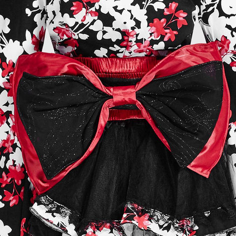 Knee-length Cute Kimono Lolita Dress For Girls