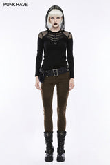Personality Punk Accessory Removable Belt With Vertical Bag