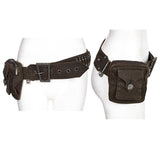 Personality Punk Accessory Removable Belt With Vertical Bag
