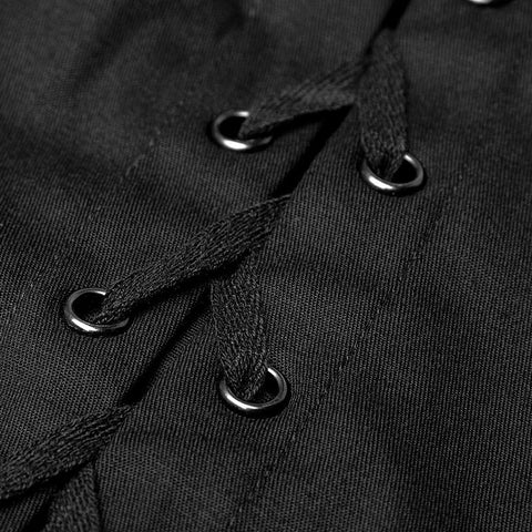 Figuring Style Gothic Shirt Long Blouse With Bat Wing Collar