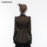 Steampunk High-low Style Punk Jacket For Women