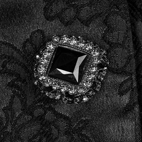 Gorgeous Jacquard Fabric Gothic Coat For Women