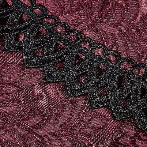 Gorgeous Jacquard Fabric Gothic Coat For Women