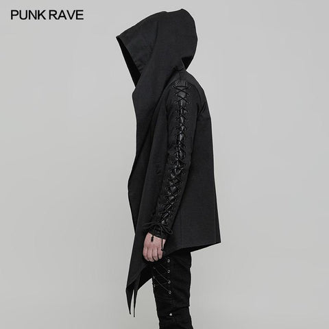 Handsome Loose Hooded Punk Coat For Men