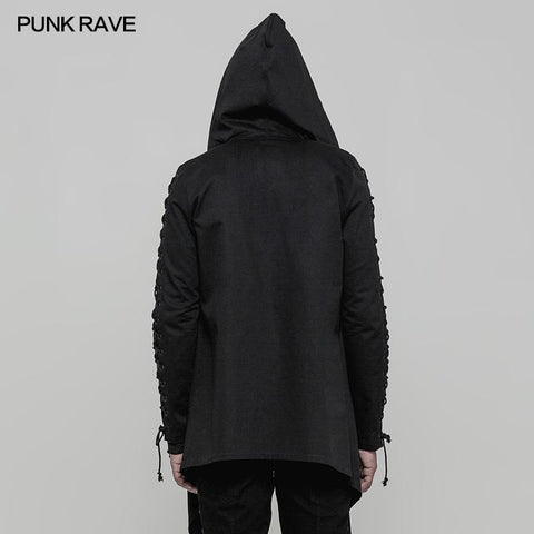 Handsome Loose Hooded Punk Coat For Men
