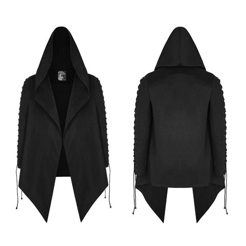 Handsome Loose Hooded Punk Coat For Men