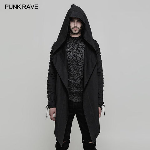 Handsome Loose Hooded Punk Coat For Men