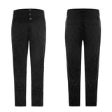 Retro Jacquard Gothic Pants High Waist Trousers