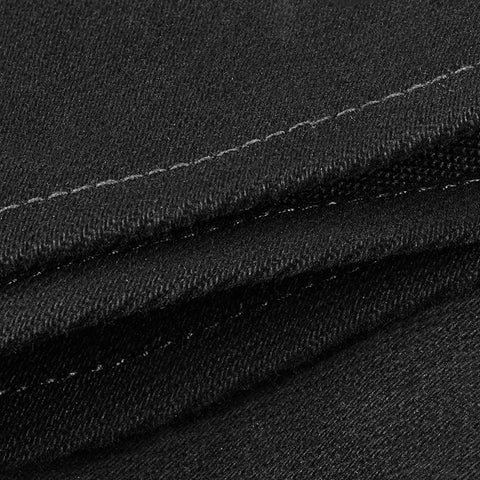 Irregular Elastic Lotus Leaf Hem Short Punk Skirt For Women