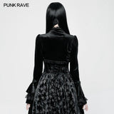 Lolita Style Bolero Exquisite Velvet Short Gothic Coat Wih Lace