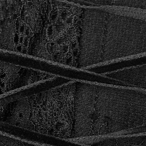 Gothic Decadent Short Coat Lace Mesh Shrug Bolero