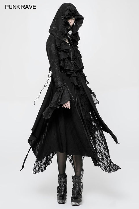 Gothic Decadent Short Coat Lace Mesh Shrug Bolero
