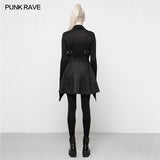 Punk Suede Personality High Waisted Suspender Skirt For Girls