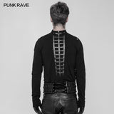 Men's Vintage Velvet Gothic Girdle Disa Floret Waist Corset Belt