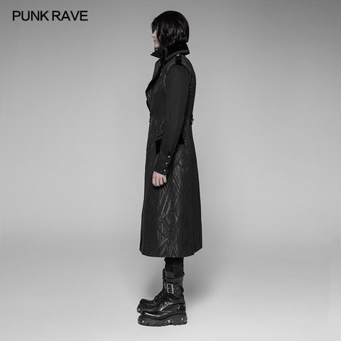 Medieval Gorgeous Jacquard Gothic Long Vest