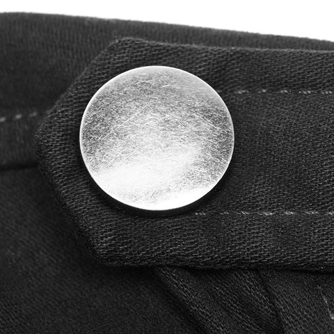 Men's Punk Pure Cotton Personality Shirt With Mosaic Rivet Decoration