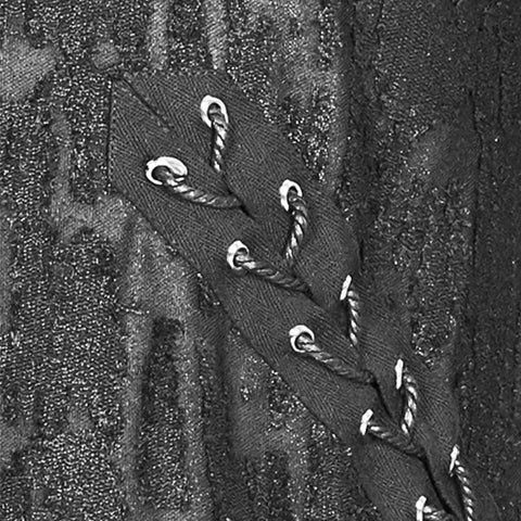 Diablo Assassin Punk Hooded T-shirt Asymmetric Personality Top For Men