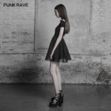 Elegant Gothic Lolita Off Shoulder Ruffle Lace Dress