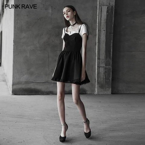 Lovely Strap Ruffle Lace Tube Dress With Smocking Back Design